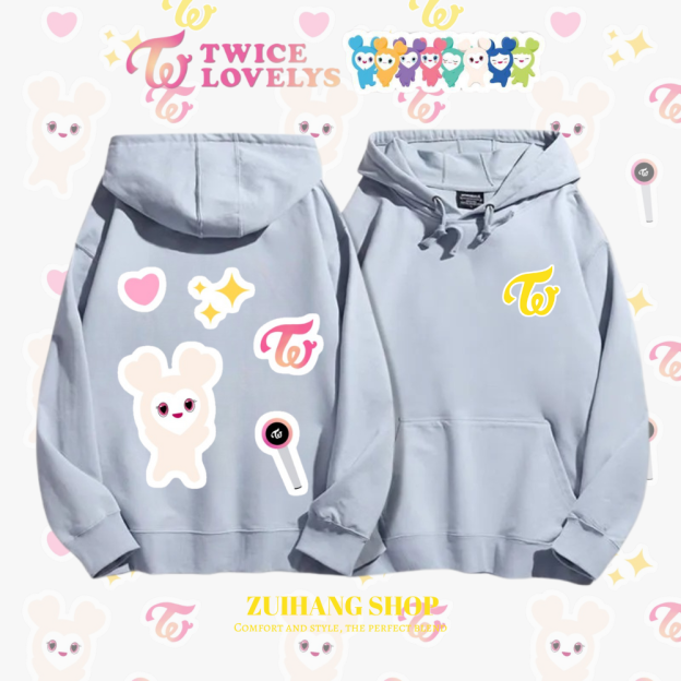 Twicelovely新款 親子情侶男女款連帽衛衣-CASEZONE