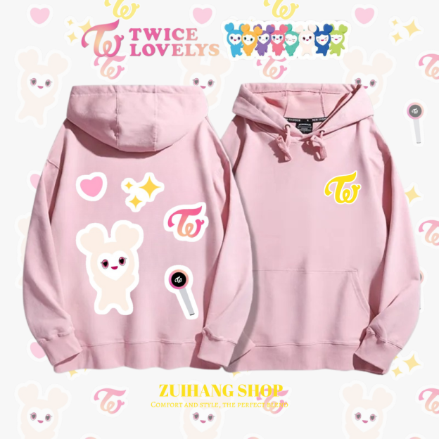 Twicelovely新款 親子情侶男女款連帽衛衣-CASEZONE