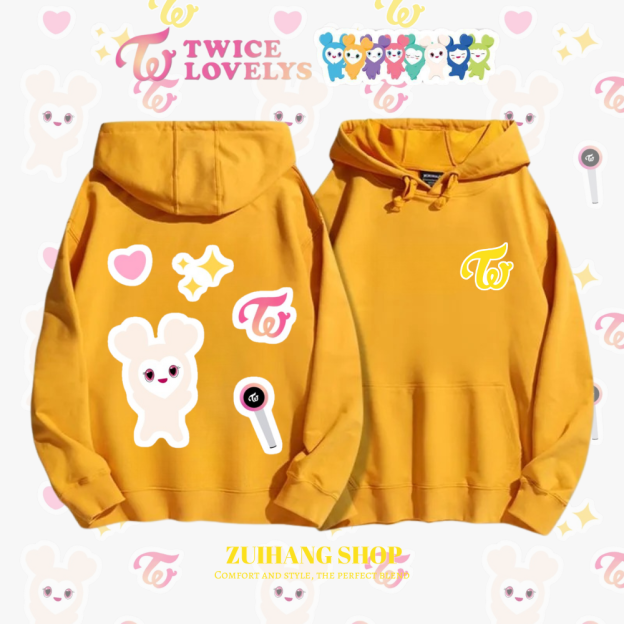 Twicelovely新款 親子情侶男女款連帽衛衣-CASEZONE