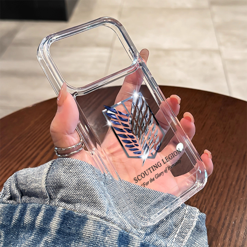 進擊的巨人 太空透明防摔軟殼