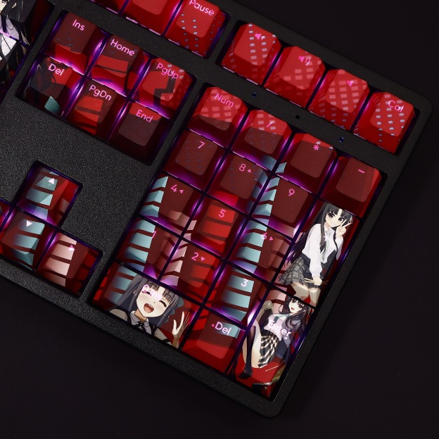 安和昴透光RGB108鍵標準配列衛星軸鍵帽-CASEZONE