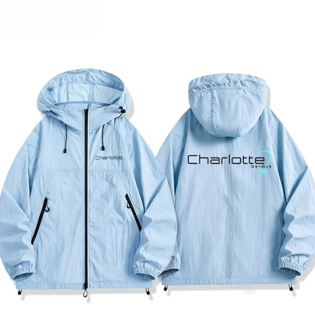 key社Charlotte友利奈緒周邊 男女輕薄透氣防曬服外套