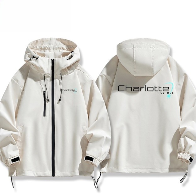 key社Charlotte友利奈緒周邊 男女同款秋冬衝鋒衣