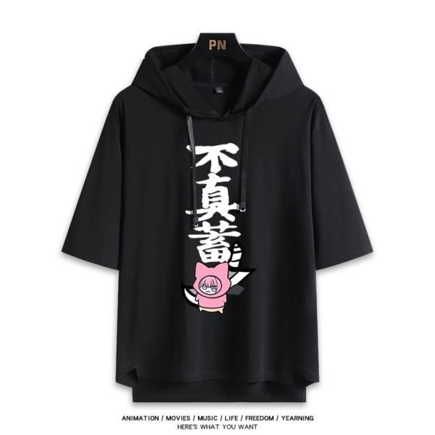 魔物獵人新款 親子情侶男女款連帽短袖T恤