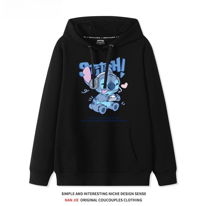 星際寶貝新款 親子情侶男女連帽衛衣