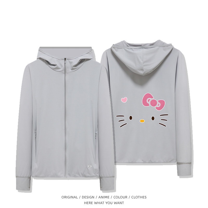 凱蒂貓 Hello Kitty 夏季通勤冰絲速乾涼感防曬外套
