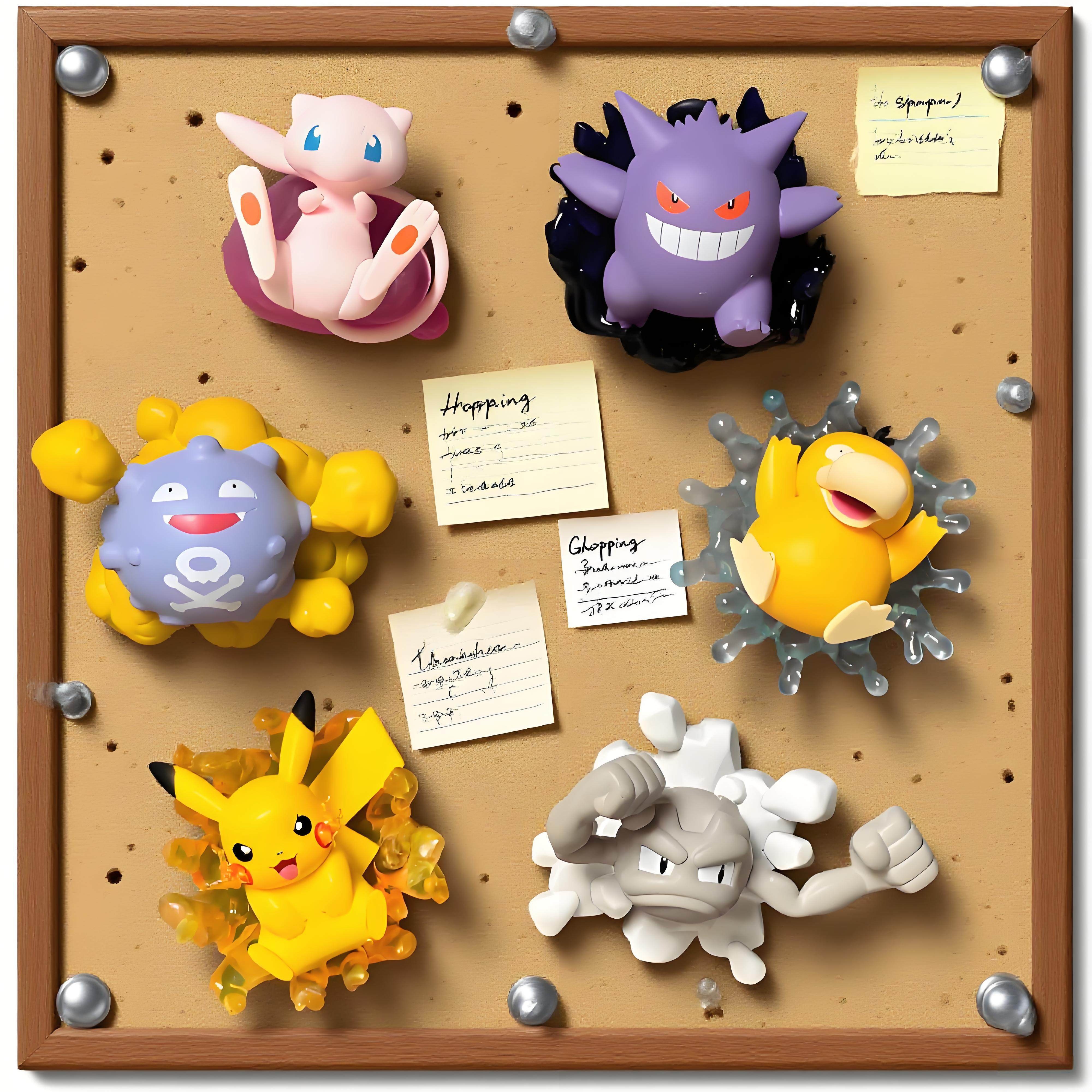 pokemon精靈寶可夢|冰箱貼磁吸3D擺件