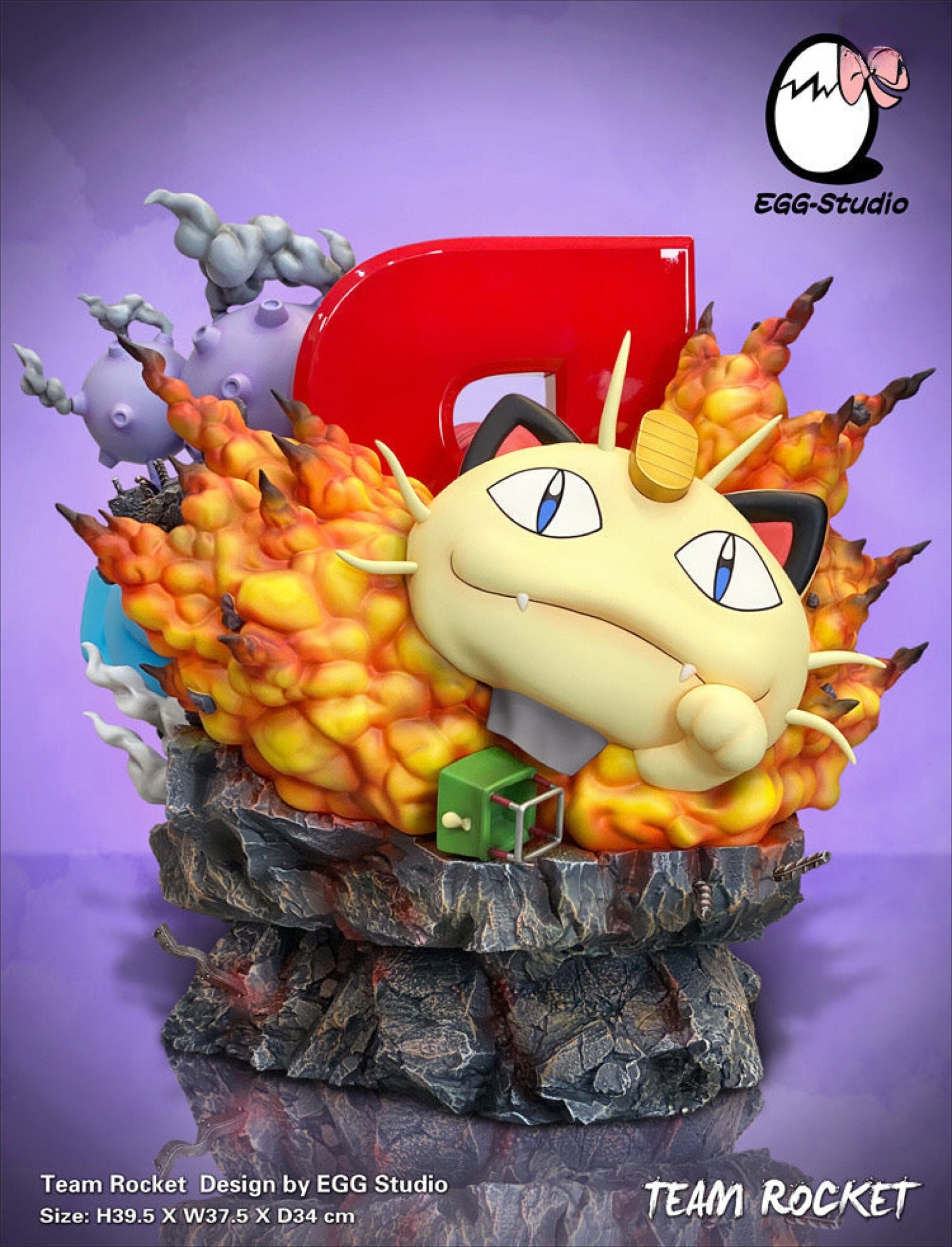 EGG Studio - 寶可夢 火箭隊 武藏小次郎-CASEZONE