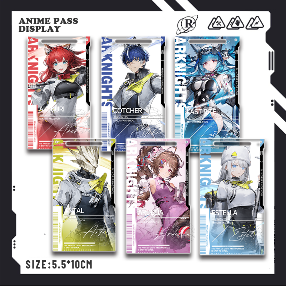 明日方舟終末地亞克力通行證掛飾