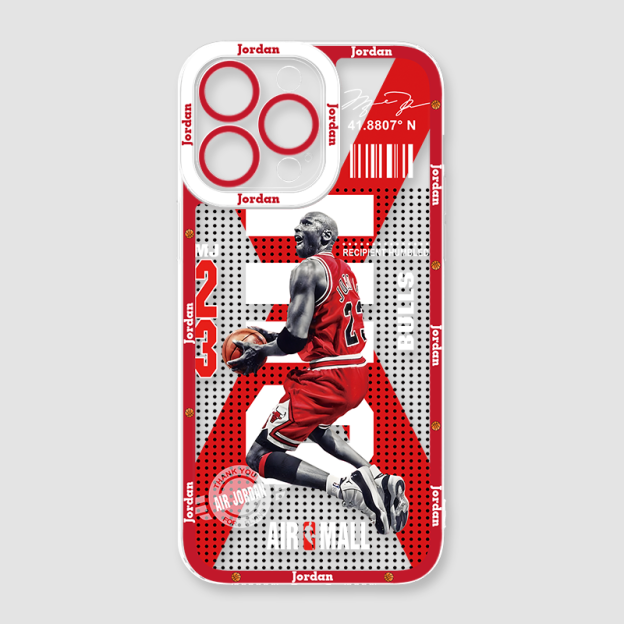 喬丹NBA籃球透明防摔軟殼-CASEZONE