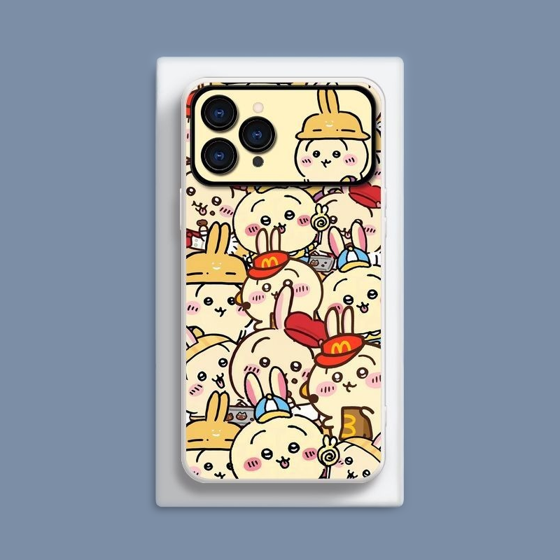 Chiikawa液態大視窗全包矽膠防摔軟殼-CASEZONE