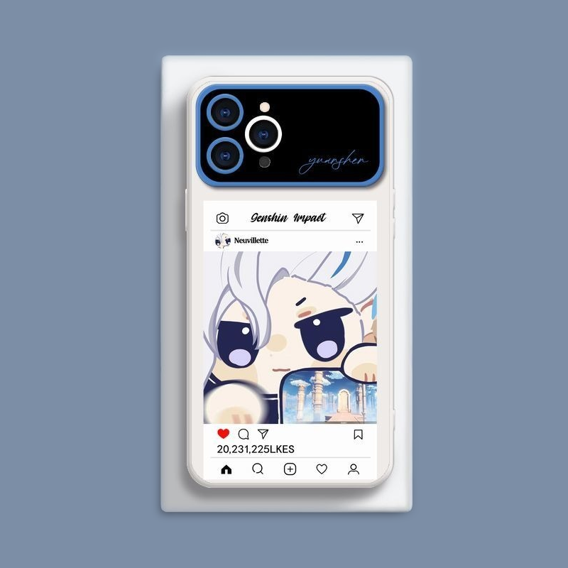 原神液態大視窗全包矽膠防摔軟殼-CASEZONE