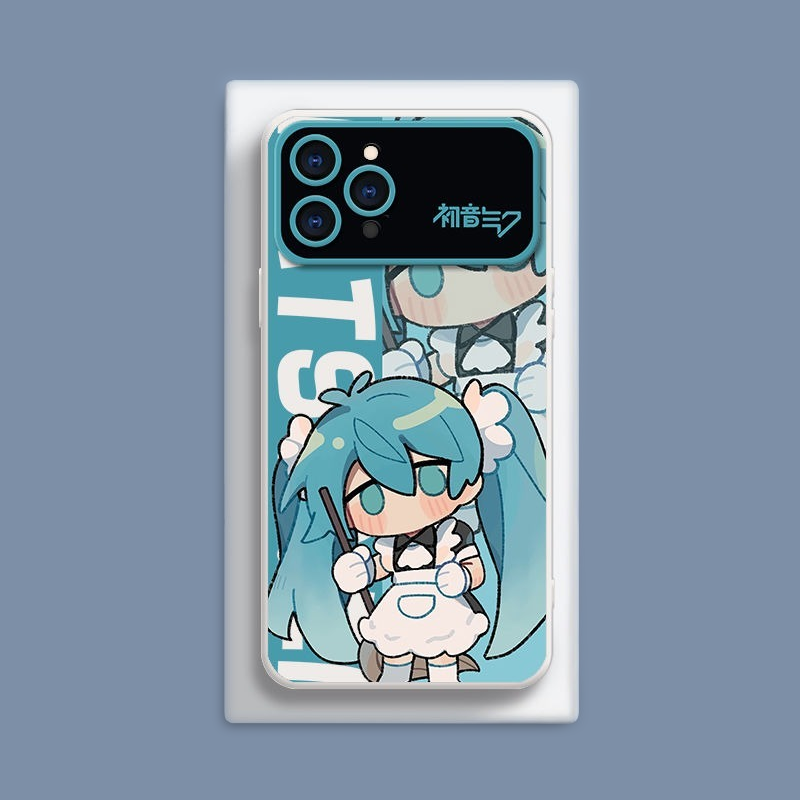 初音未來液態大視窗全包矽膠防摔軟殼-CASEZONE