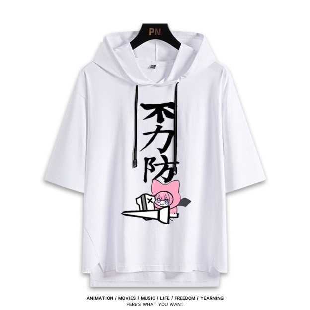 魔物獵人新款 親子情侶男女款連帽短袖T恤