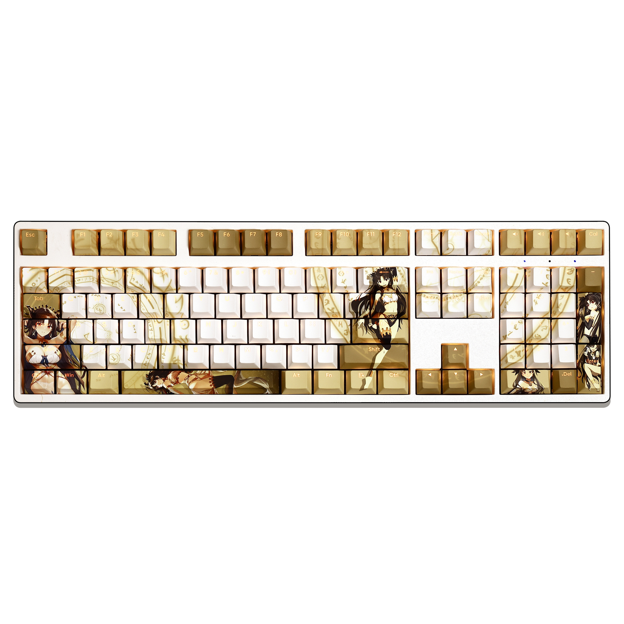 伊什塔爾透光RGB108鍵標準配列衛星軸鍵帽-CASEZONE