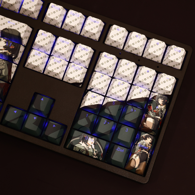 絕區零簡杜透光RGB108鍵標準配列衛星軸鍵帽-CASEZONE