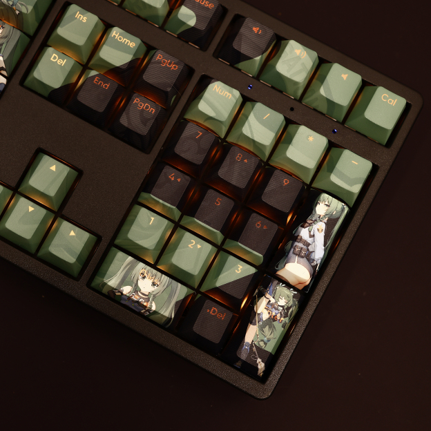 絕區零青衣透光RGB108鍵標準配列衛星軸鍵帽-CASEZONE