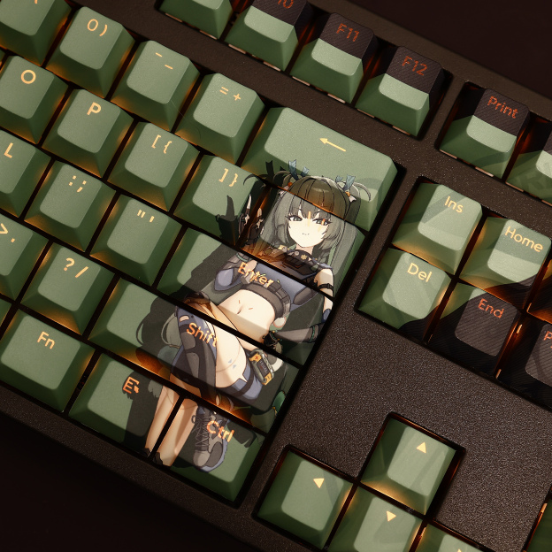 絕區零青衣透光RGB108鍵標準配列衛星軸鍵帽-CASEZONE