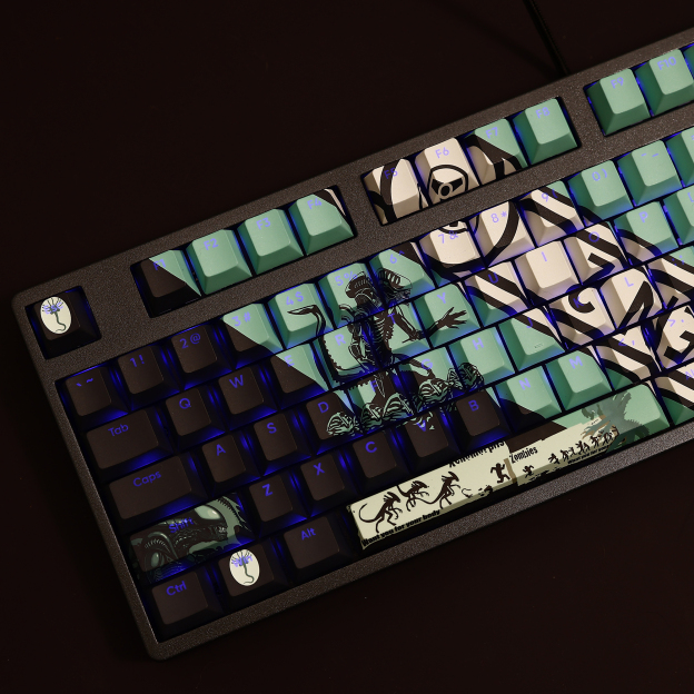 異形Xenomorph透光RGB108鍵標準配列衛星軸鍵帽-CASEZONE
