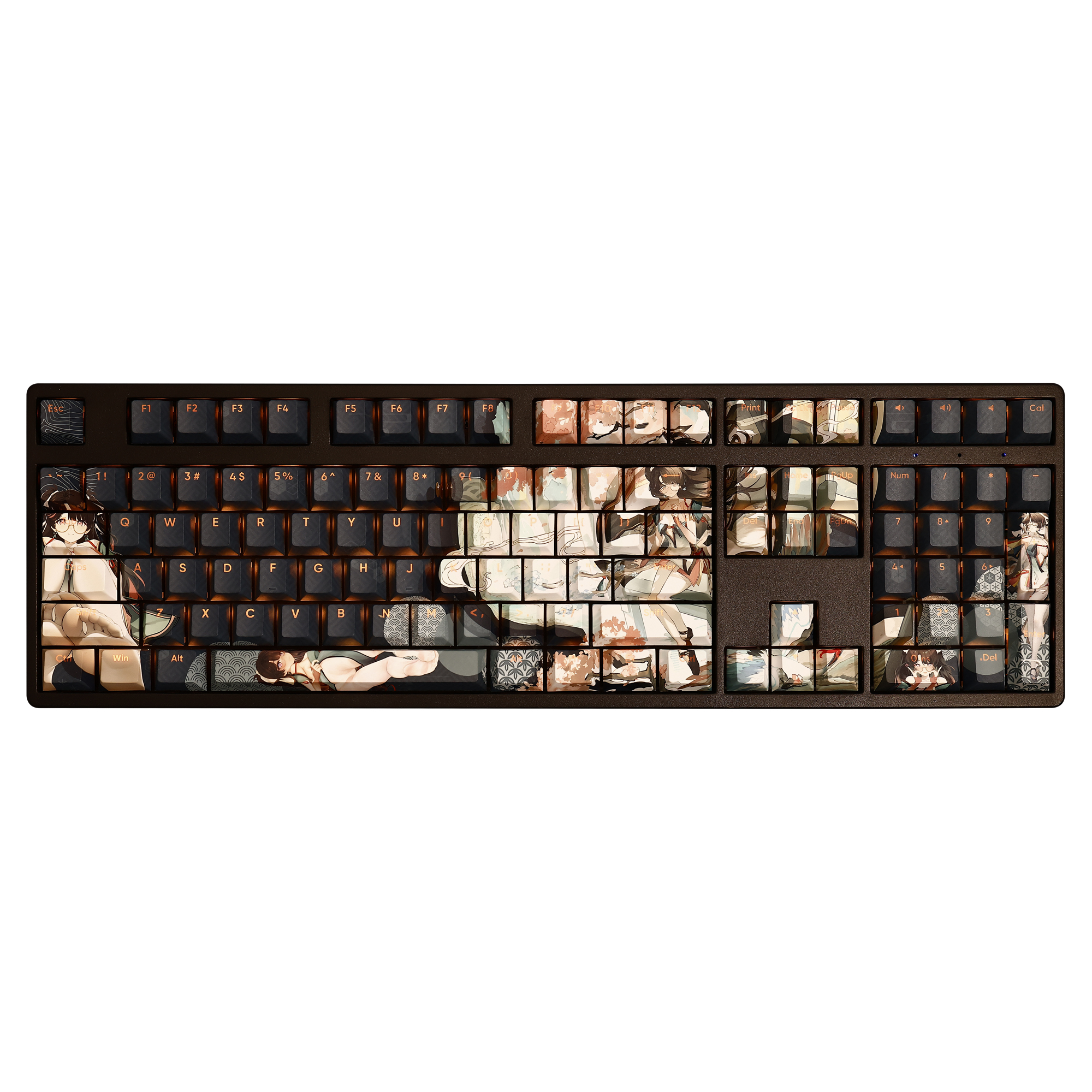 鳴潮折枝透光RGB108鍵標準配列衛星軸鍵帽-CASEZONE