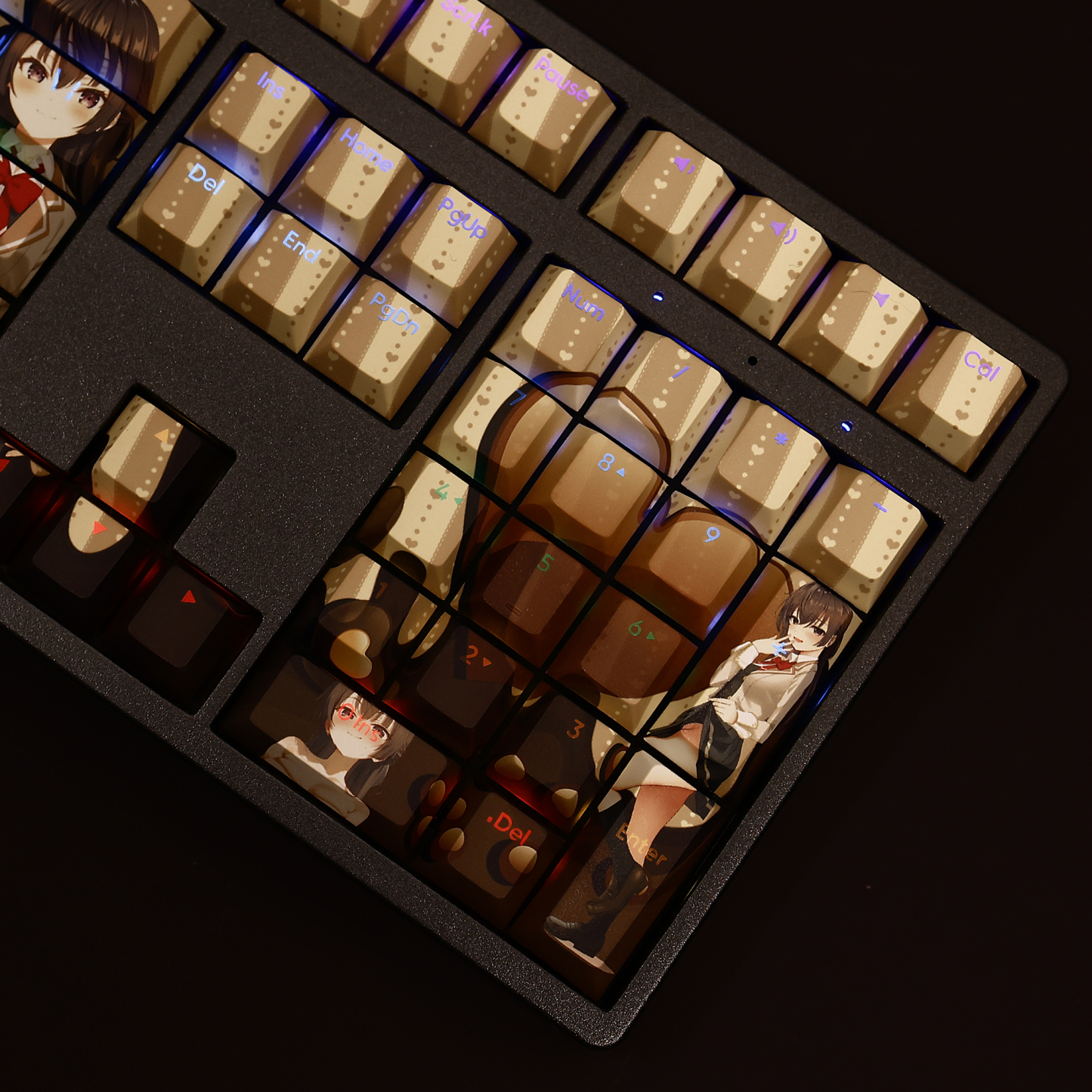 周防有希透光RGB108鍵標準配列衛星軸鍵帽-CASEZONE