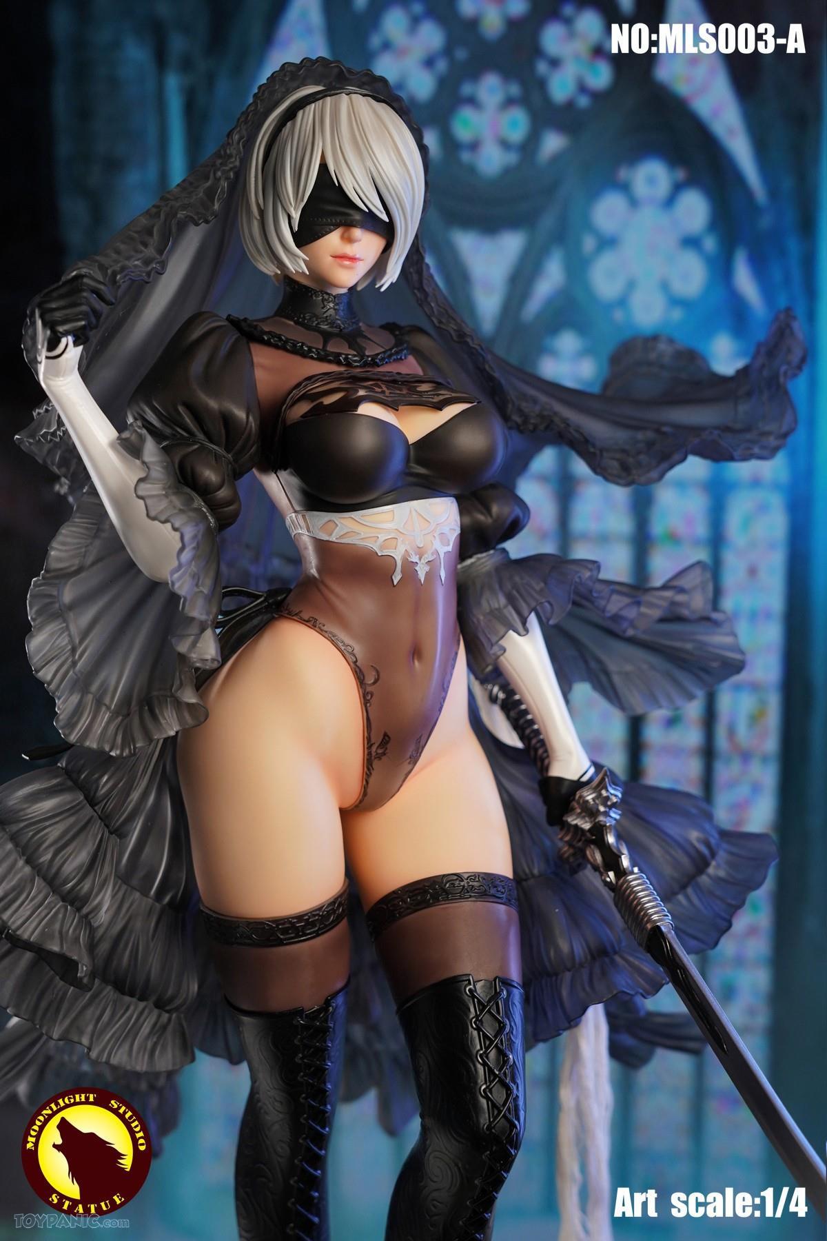 月光工作室 尼爾：自動人形 2B 婚紗雕像