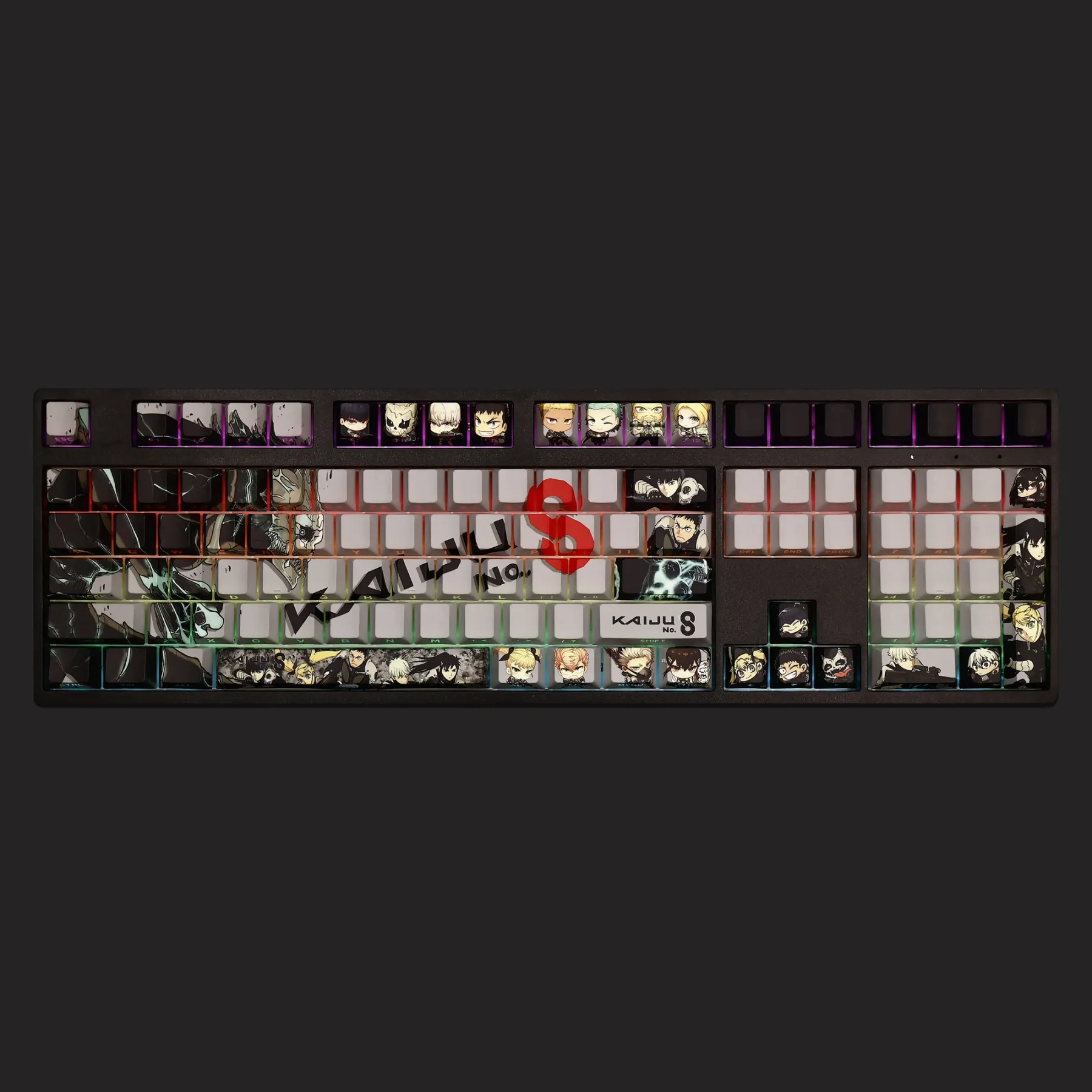 怪獸8號 108鍵 標準配列 衛星軸鍵帽-CASEZONE