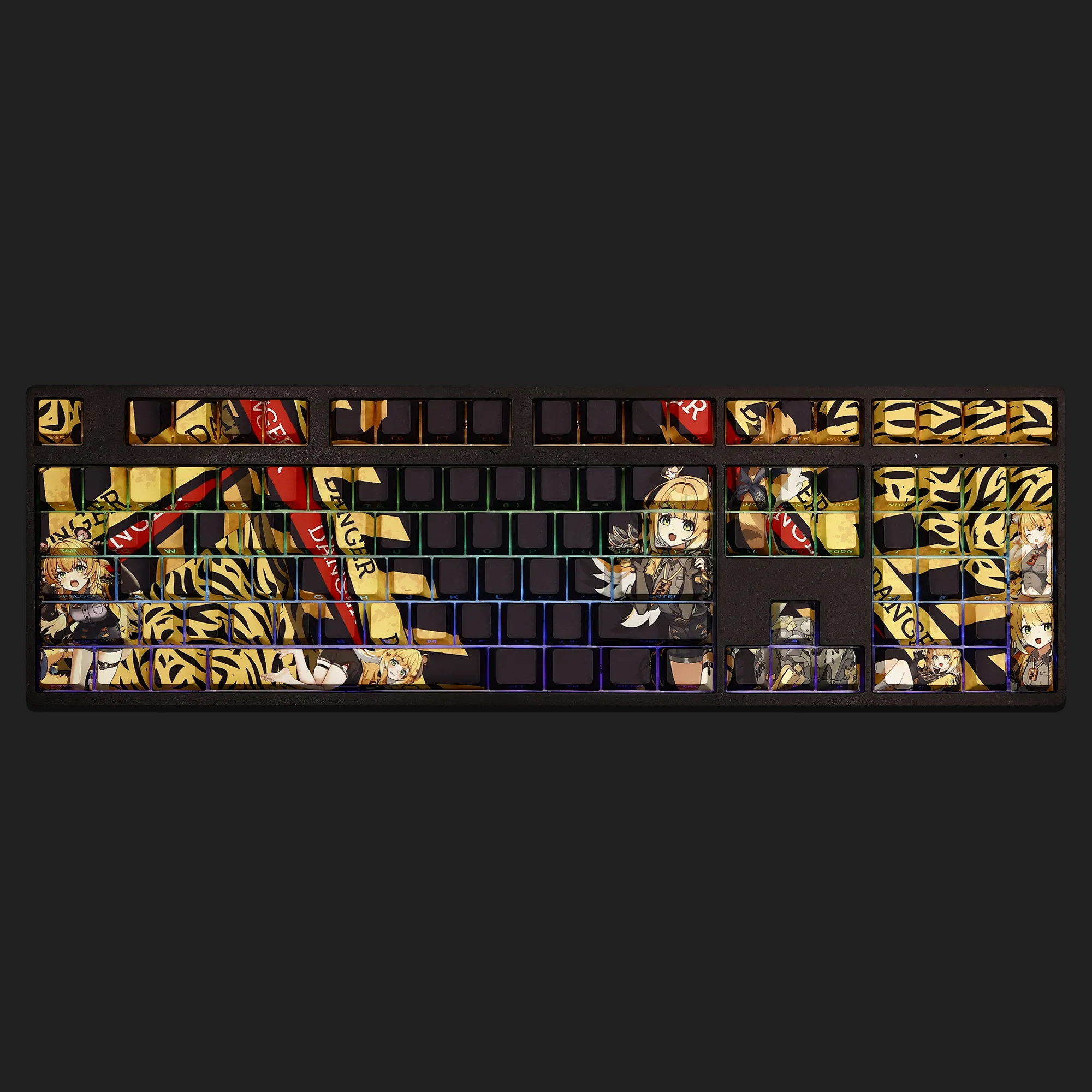 絕區零橘福福 108鍵 標準配列 衛星軸鍵帽-CASEZONE