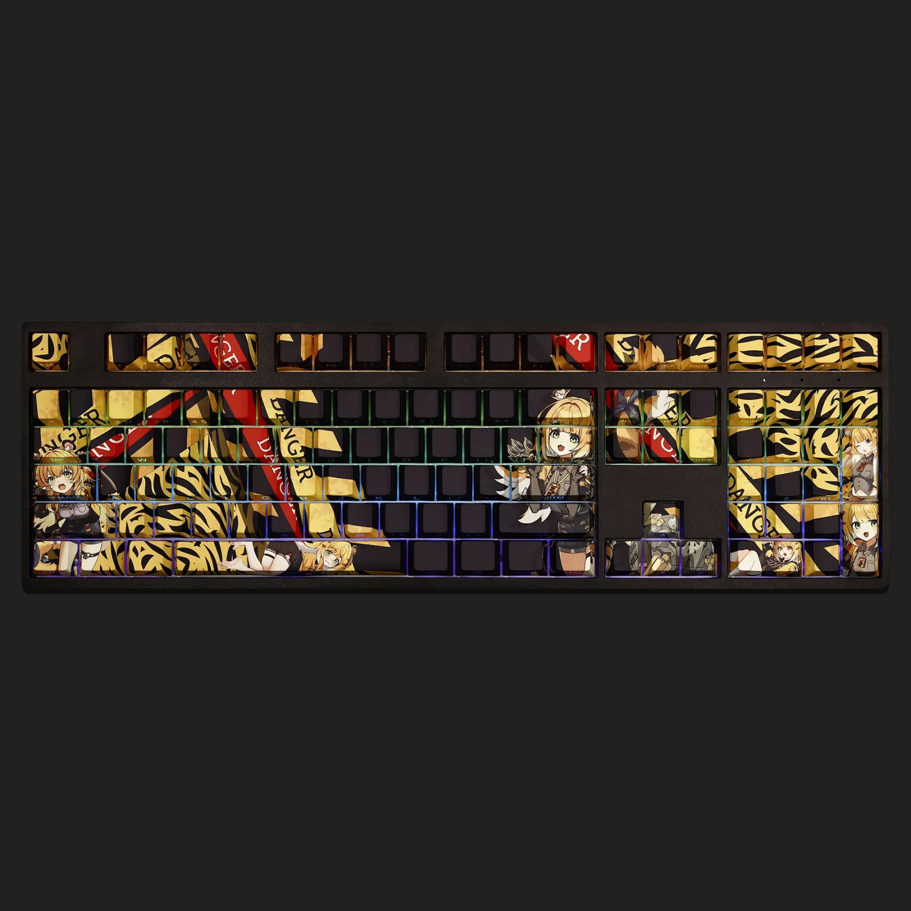 絕區零橘福福 108鍵 標準配列 衛星軸鍵帽-CASEZONE