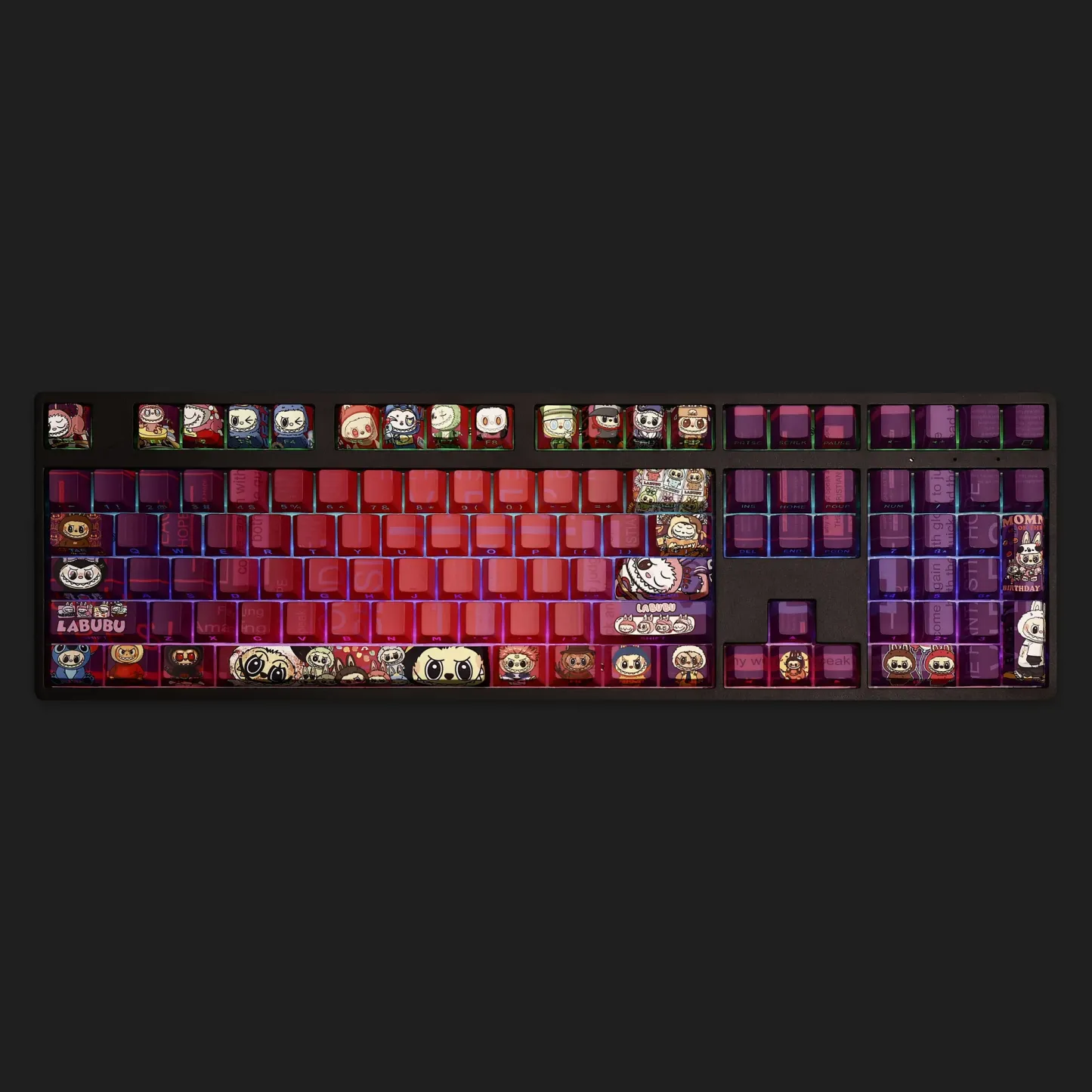 Labubu 108鍵 標準配列 衛星軸鍵帽-CASEZONE