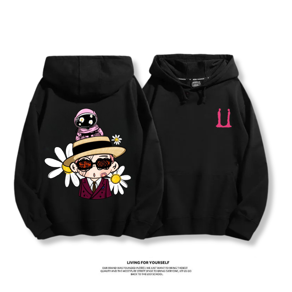 GD權志龍 2025秋冬新款 親子情侶男女連帽衛衣