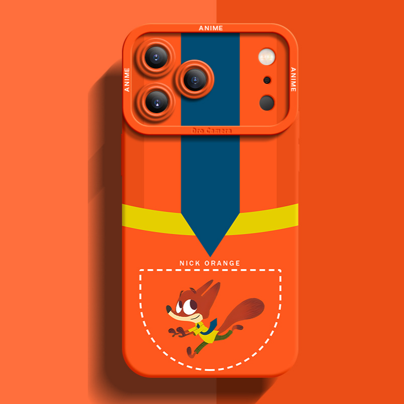 動物方城市液態矽膠全包防摔軟殼