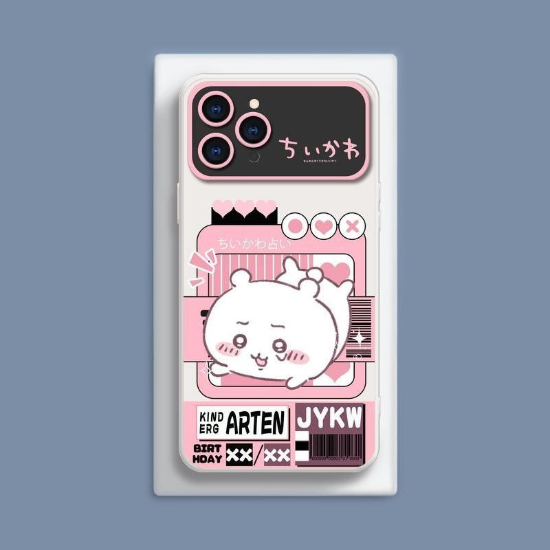 Chiikawa液態大視窗全包矽膠防摔軟殼-CASEZONE