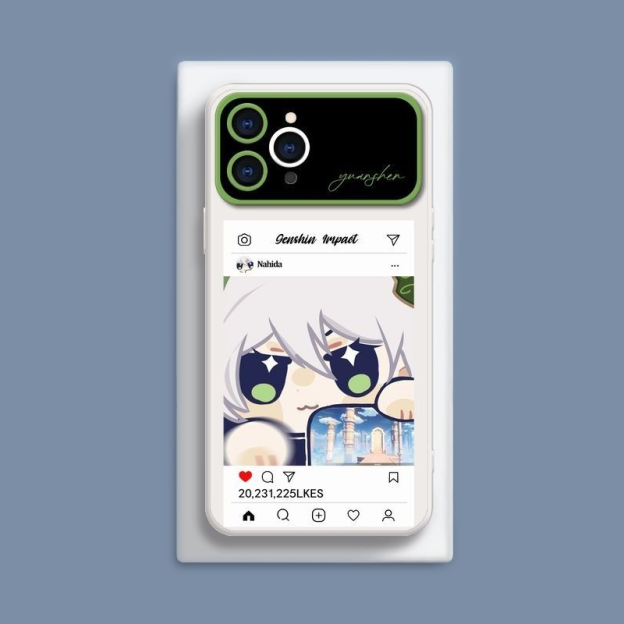 原神液態大視窗全包矽膠防摔軟殼-CASEZONE