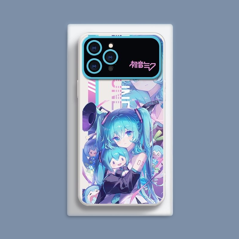 初音未來液態大視窗全包矽膠防摔軟殼-CASEZONE
