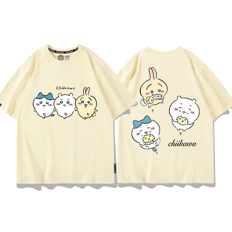 Chiikawa 2024親子情侶男女同款 T恤-CASEZONE