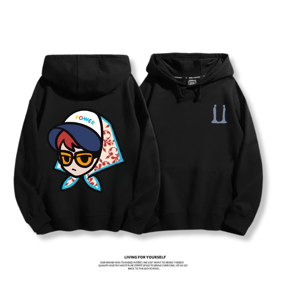 GD權志龍 2025秋冬新款 親子情侶男女連帽衛衣