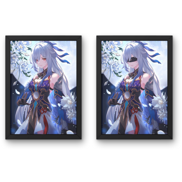 崩壞:星穹鐵道3D動漫立體畫海報 - 3D漸層與立體效果