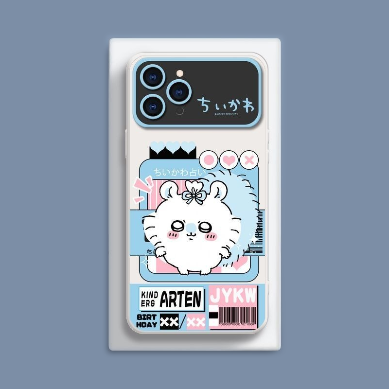 Chiikawa液態大視窗全包矽膠防摔軟殼-CASEZONE