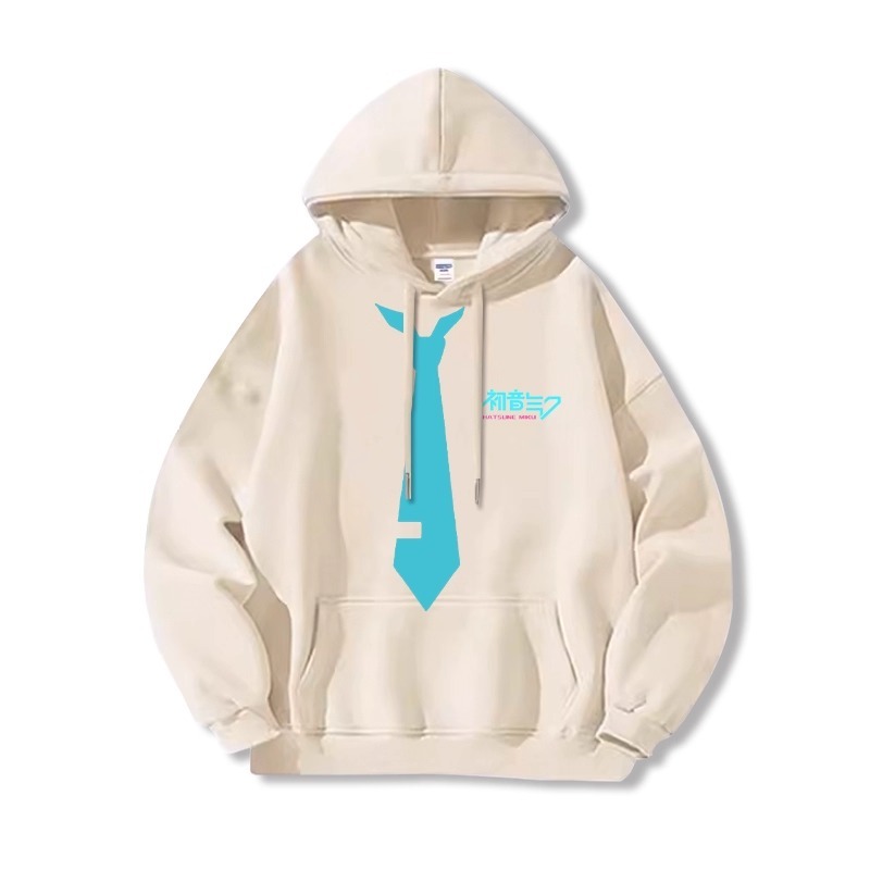 初音未來 聯名衛衣2025秋冬新款 親子情侶裝連帽衛衣