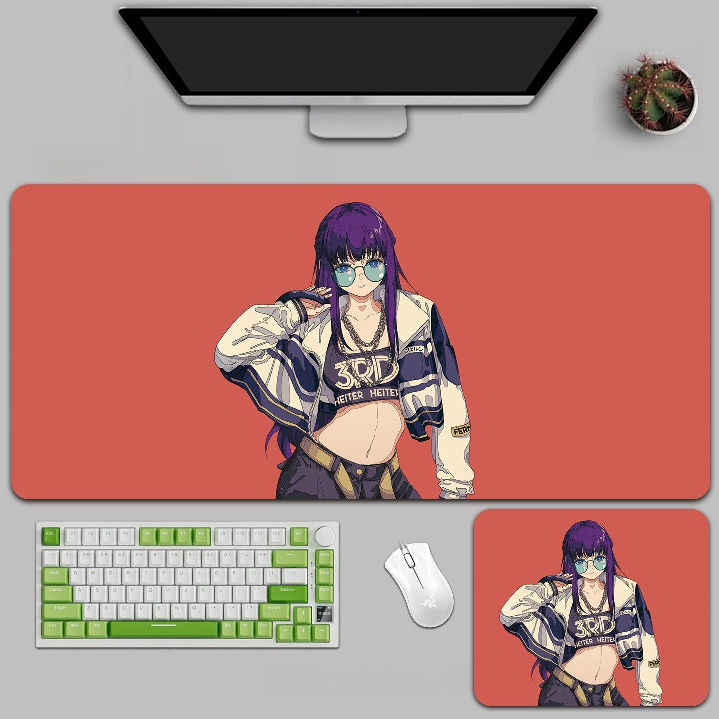 葬送的芙莉蓮 主題桌墊 布質滑鼠墊