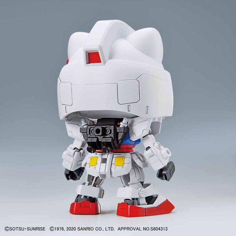 萬代 SDCS HELLO KITTY 凱蒂貓 薩克I +夏亞專用薩克II+RX-78-2 鋼彈-CASEZONE