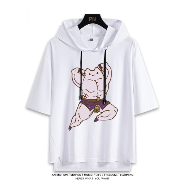 JOJO的奇妙冒險 連帽短袖T恤-ZUIHANG SHOP