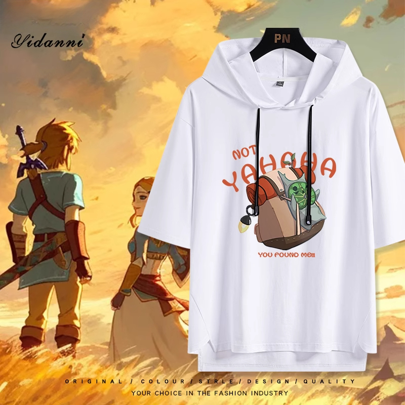 薩爾達傳說  呀哈哈 連帽短袖T恤