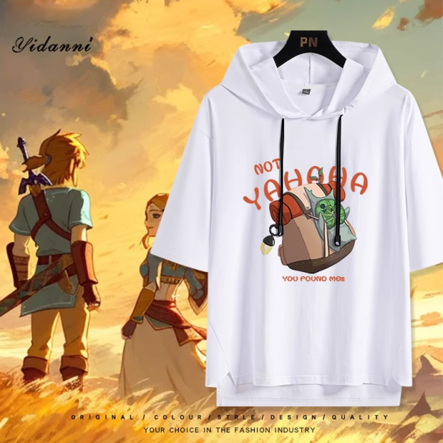 薩爾達傳說  呀哈哈 連帽短袖T恤