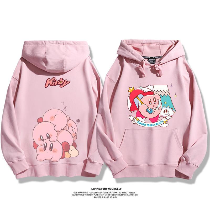 星之卡比新款 親子情侶男女款連帽衛衣-CASEZONE