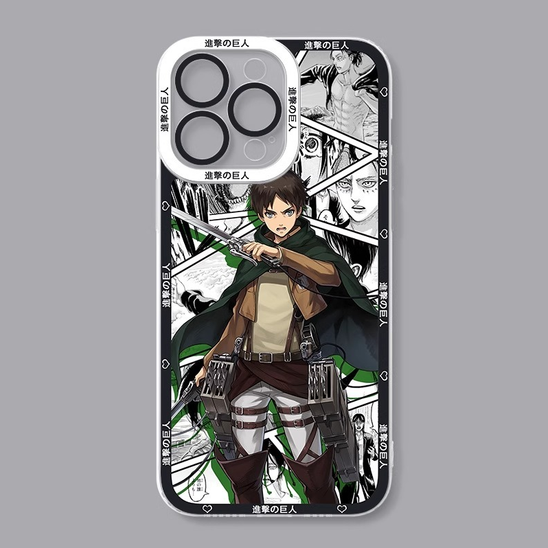 進擊的巨人透明防摔軟殼-CASEZONE