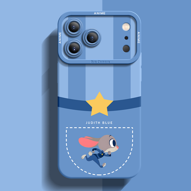 動物方城市液態矽膠全包防摔軟殼