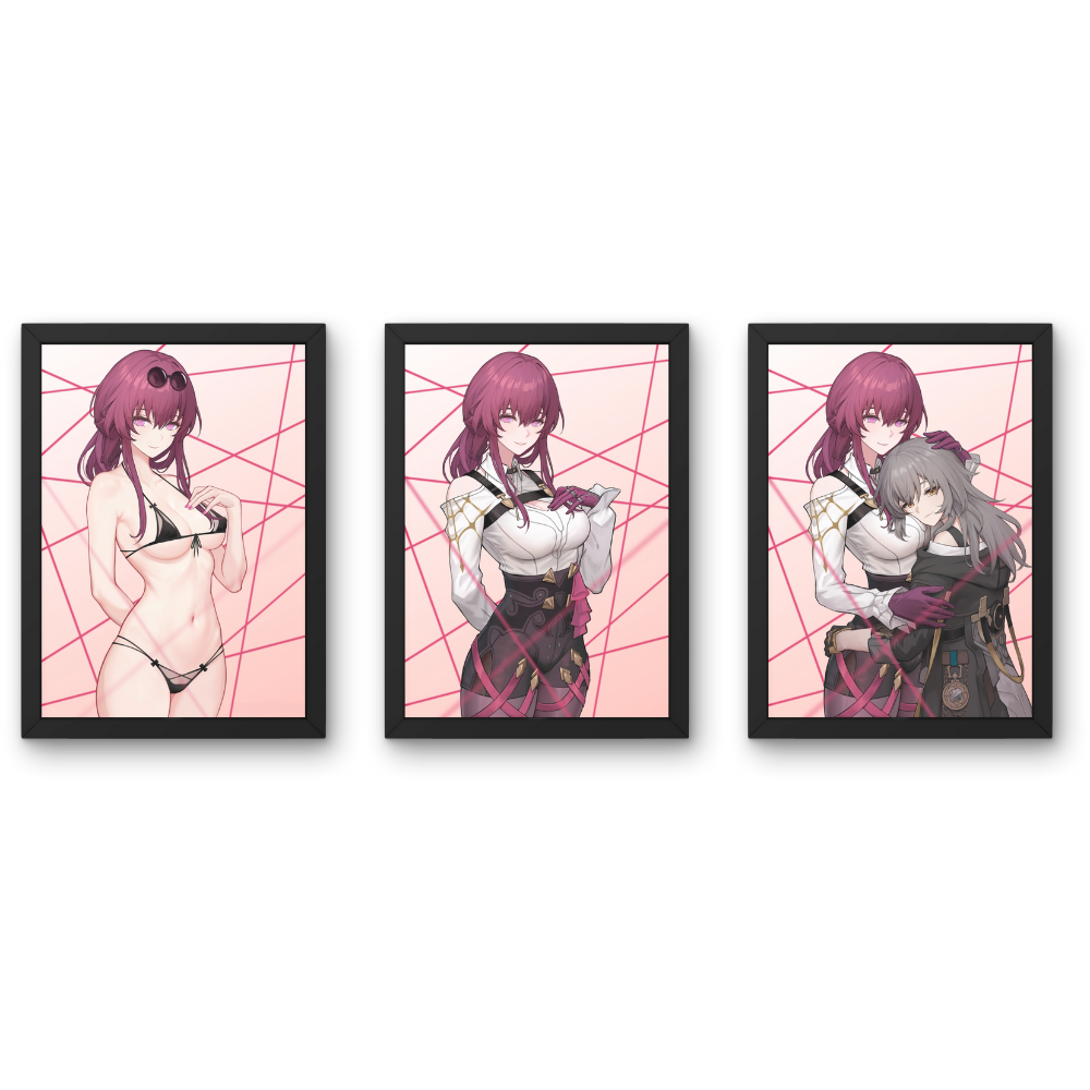 崩壞:星穹鐵道3D動漫立體畫海報 - 3D漸層與立體效果