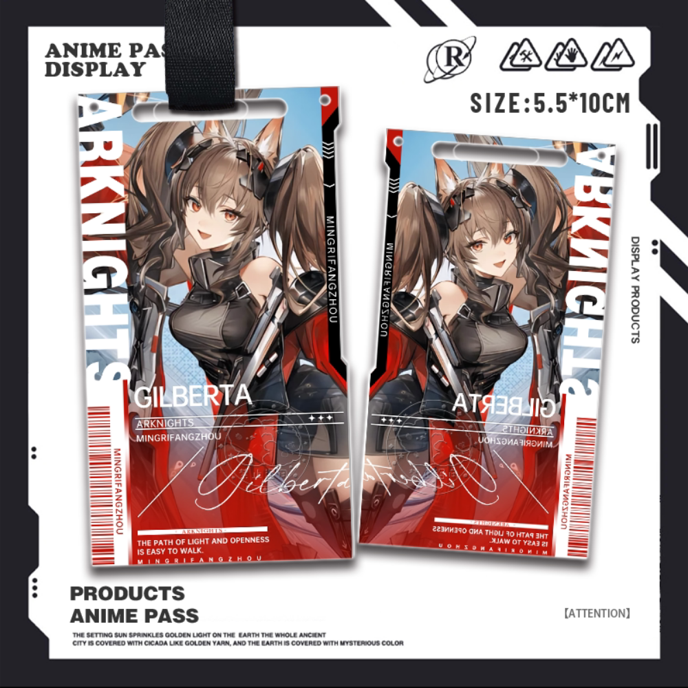 明日方舟終末地亞克力通行證掛飾